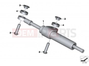 BMW Motorrad BMW 2015 R-Models K5x R 1200 RS (0A05, 0A15) Steering damper