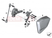 BMW Motorrad BMW 2015 R-Models K5x R 1200 RS (0A05, 0A15) Level sensor, rear