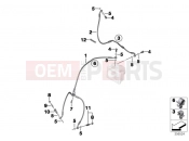 BMW Motorrad BMW 2015 R-Models K5x R 1200 RS (0A05, 0A15) Brake line front