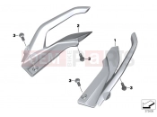 BMW Motorrad BMW 2015 R-Models K5x R 1200 RS (0A05, 0A15) Grab handles