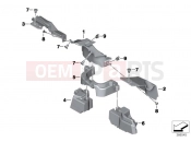 BMW Motorrad BMW 2015 R-Models K5x R 1200 RS (0A05, 0A15) Heat protection