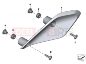BMW Motorrad BMW 2015 R-Models K5x R 1200 RS (0A05, 0A15) Slipstream deflector