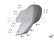 BMW Motorrad BMW 2015 R-Models K5x R 1200 RS (0A05, 0A15) Tank cover, side