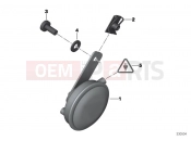 BMW Motorrad BMW 2015 R-Models K5x R 1200 RS (0A05, 0A15) Horn