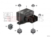 BMW Motorrad BMW 2015 R-Models K5x R 1200 RS (0A05, 0A15) Starter relay