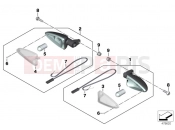 BMW Motorrad BMW 2015 R-Models K5x R 1200 RS (0A05, 0A15) Turn signals, front