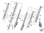 BMW Motorrad BMW 2015 C-Models C evolution (0C03) Telescopic fork, single parts