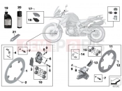 BMW Motorrad BMW 2017 F models K8x F 850 GS (0B09, 0B19) Brake service