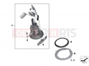 BMW Motorrad BMW 2017 F models K8x F 850 GS (0B09, 0B19) Fuel pump / float sensor