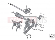 BMW Motorrad BMW 2017 F models K8x F 850 GS (0B09, 0B19) Inside shift-control components