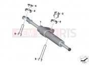 BMW Motorrad BMW 2017 F models K8x F 850 GS (0B09, 0B19) Steering damper