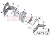 BMW Motorrad BMW 2017 F models K8x F 850 GS (0B09, 0B19) Slipstream deflector