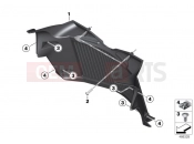 BMW Motorrad BMW 2017 F models K8x F 850 GS (0B09, 0B19) Air ducting, radiator