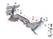 BMW Motorrad BMW 2017 F models K8x F 850 GS (0B09, 0B19) Air-discharge duct
