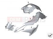 BMW Motorrad BMW 2017 F models K8x F 850 GS (0B09, 0B19) Primed parts