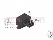 BMW Motorrad BMW 2017 F models K8x F 850 GS (0B09, 0B19) Starter relay
