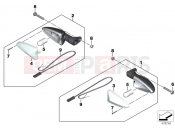 BMW Motorrad BMW 2017 F models K8x F 850 GS (0B09, 0B19) Turn signals, front