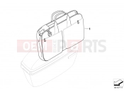 BMW Motorrad BMW 2017 F models K8x F 850 GS (0B09, 0B19) Inside pocket, official vehicle case