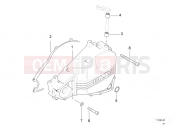 BMW Motorrad BMW 2005 F-Models F 650 CS 04 (0177,0187) Engine housing cover, left