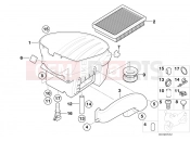 BMW Motorrad BMW 2005 F-Models F 650 CS 04 (0177,0187) Intake sound system