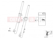 BMW Motorrad BMW 2005 F-Models F 650 CS 04 (0177,0187) Telescope-fork