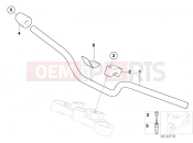 BMW Motorrad BMW 2005 F-Models F 650 CS 04 (0177,0187) Handlebar