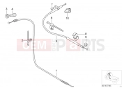 BMW Motorrad BMW 2005 F-Models F 650 CS 04 (0177,0187) Bowden cables