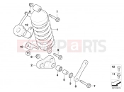 BMW Motorrad BMW 2005 F-Models F 650 CS 04 (0177,0187) Spring strut comfort