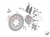 BMW Motorrad BMW 2005 F-Models F 650 CS 04 (0177,0187) Front wheel brake
