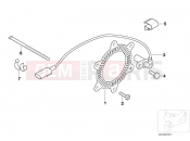 BMW Motorrad BMW 2005 F-Models F 650 CS 04 (0177,0187) Front wheel brake, sensor/ring