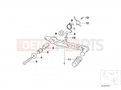 BMW Motorrad BMW 2005 F-Models F 650 CS 04 (0177,0187) Brake pedal