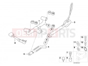 BMW Motorrad BMW 2005 F-Models F 650 CS 04 (0177,0187) Side stand with frame, lower part