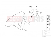 BMW Motorrad BMW 2005 F-Models F 650 CS 04 (0177,0187) Front mudguard