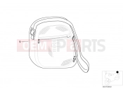 BMW Motorrad BMW 2005 F-Models F 650 CS 04 (0177,0187) Bag for top case
