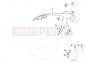 BMW Motorrad BMW 2005 F-Models F 650 CS 04 (0177,0187) Rear extension arm