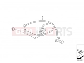 BMW Motorrad BMW 2005 F-Models F 650 CS 04 (0177,0187) Stowage compartment frame