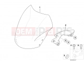 BMW Motorrad BMW 2005 F-Models F 650 CS 04 (0177,0187) Windshield