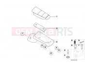 BMW Motorrad BMW 2005 F-Models F 650 CS 04 (0177,0187) Footrest, front