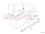 BMW Motorrad BMW 2005 F-Models F 650 CS 04 (0177,0187) Battery