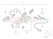 BMW Motorrad BMW 2005 F-Models F 650 CS 04 (0177,0187) Retrofit kit, socket