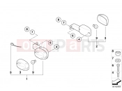 BMW Motorrad BMW 2005 F-Models F 650 CS 04 (0177,0187) Turn indicator