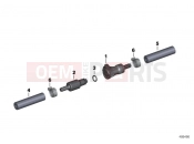 BMW Motorrad BMW 1995 R-Models 4V R 850 R 94 (0401,0406) Fuel supply/quick coupling