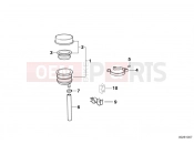 BMW Motorrad BMW 1995 R-Models 4V R 850 R 94 (0401,0406) Fluid container rear