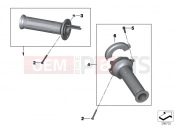 BMW Motorrad BMW 2018 C-Models C evolution (0C03) Handlebar grips