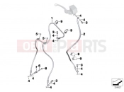 BMW Motorrad BMW 2018 C-Models C evolution (0C03) Brake lines, ABS, front