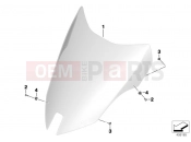 BMW Motorrad BMW 2018 C-Models C evolution (0C03) Windshield