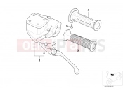 BMW Motorrad BMW 2006 R-Models 4V R 850 R 02 (0428) Clutch control assembly
