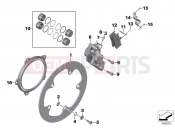BMW Motorrad BMW 2006 R-Models 4V R 850 R 02 (0428) Front wheel brake