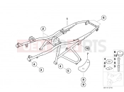 BMW Motorrad BMW 2006 R-Models 4V R 850 R 02 (0428) Rear frame