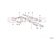 BMW Motorrad BMW 1997 R-Models 4V R 850 GS 95 (0403) External gearshift parts/Shift lever
